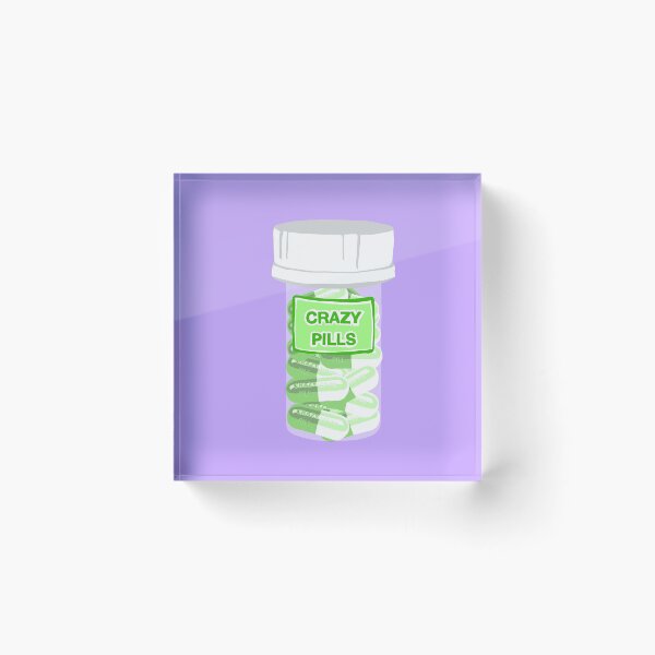 Item preview, Crazy Pill Bottle Lavender designed and sold by JaymieMetz.