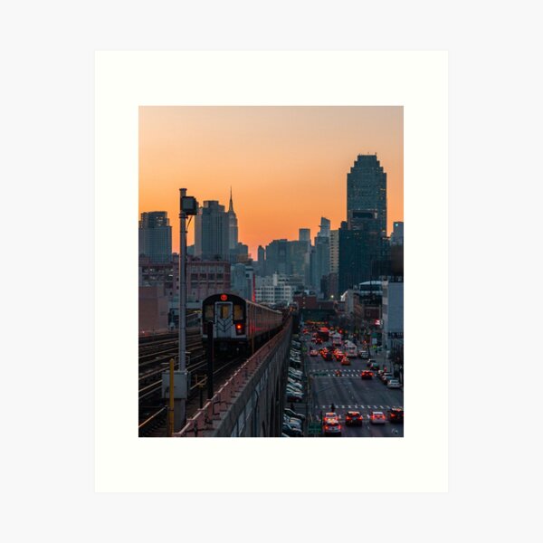Item preview, Subway Train in Queens, New York City designed and sold by hawkeye0.