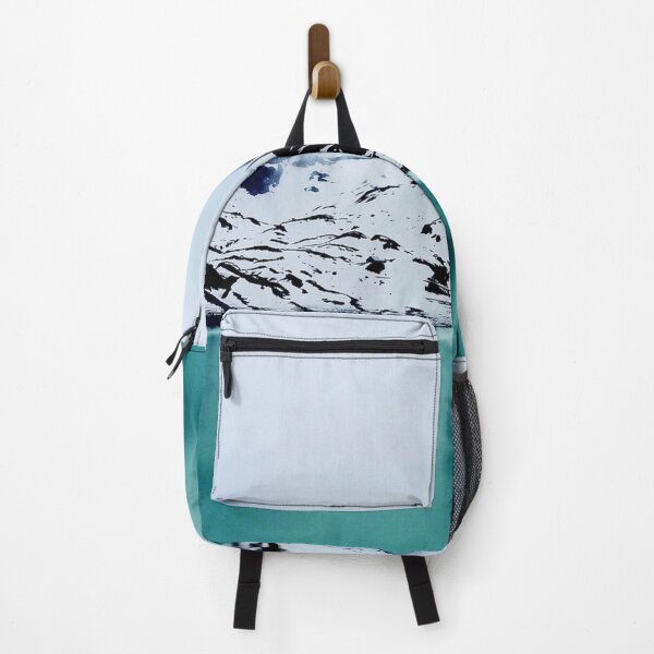Item preview, Dreamland snow mountains, teal blue pure lake, Antarctica landscape designed and sold by August-E.