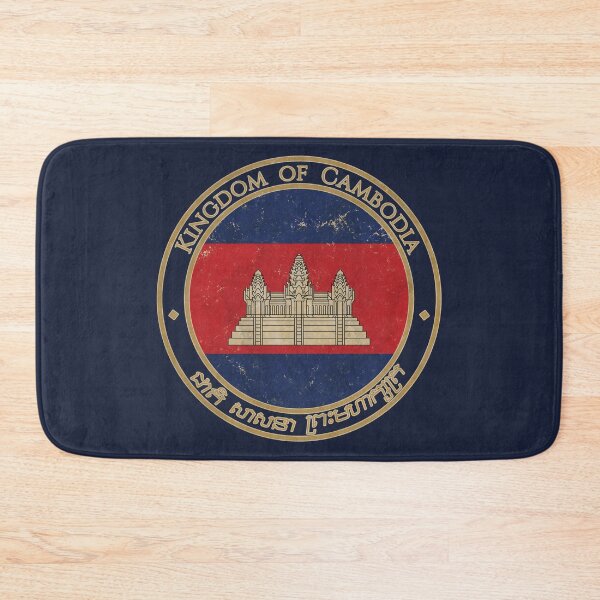 Item preview, Vintage Kingdom of Cambodia Asia Asian Flag designed and sold by DragonXX.