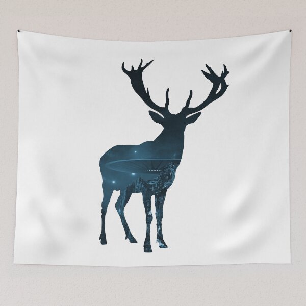 Item preview, Space Inside deer designed and sold by Bold Dark savage.