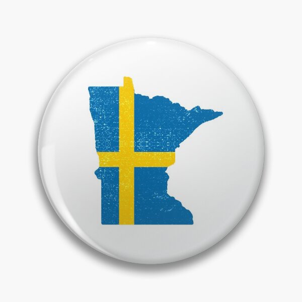 Item preview, Minnesota Swedish Flag designed and sold by MinnesotApparel.
