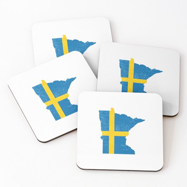 Item preview, Minnesota Swedish Flag designed and sold by MinnesotApparel.