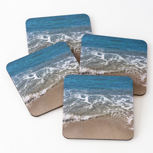 Item preview, Frothy blue ocean on Cagliari Sardinia Italy beach designed and sold by 3rdbrewdesign.