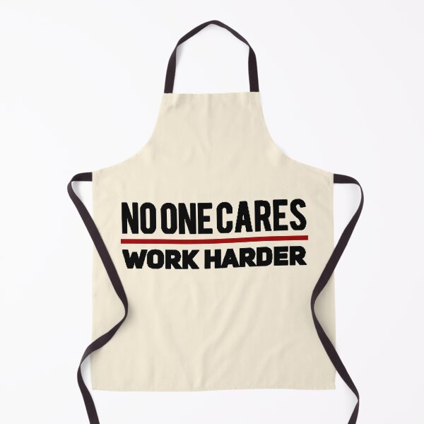 Item preview,  No One Cares Work Harder - retro design with black letters designed and sold by MCCreativeWorld.