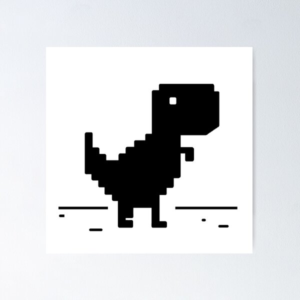 Google Offline Dinosaur Game Photographic Print for Sale by DannyAndCo