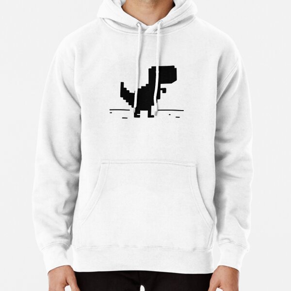 Chrome dino Pullover Hoodie