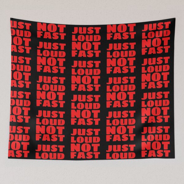 Item preview, Loud Not Fast Red Design designed and sold by SweetAndSpice.