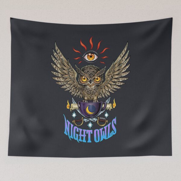 Item preview, Night Owls designed and sold by IllustratorMonk.