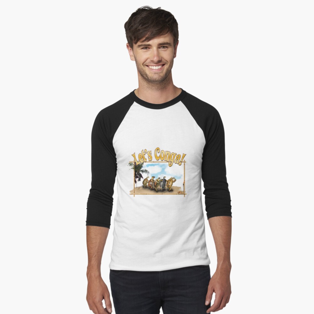 Item preview, Baseball ¾ Sleeve T-Shirt designed and sold by LuckyTortoise.