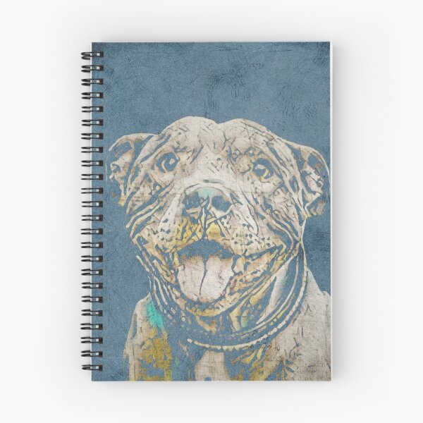 Item preview, Staffordshire terrior wood print digital drawing designed and sold by Amy Matson.