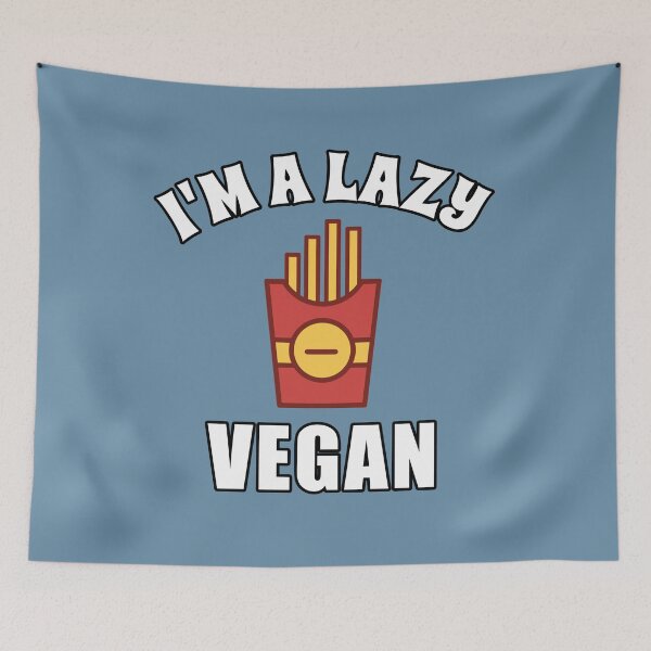 Item preview, I am a lazy vegan  designed and sold by Creative-draw.