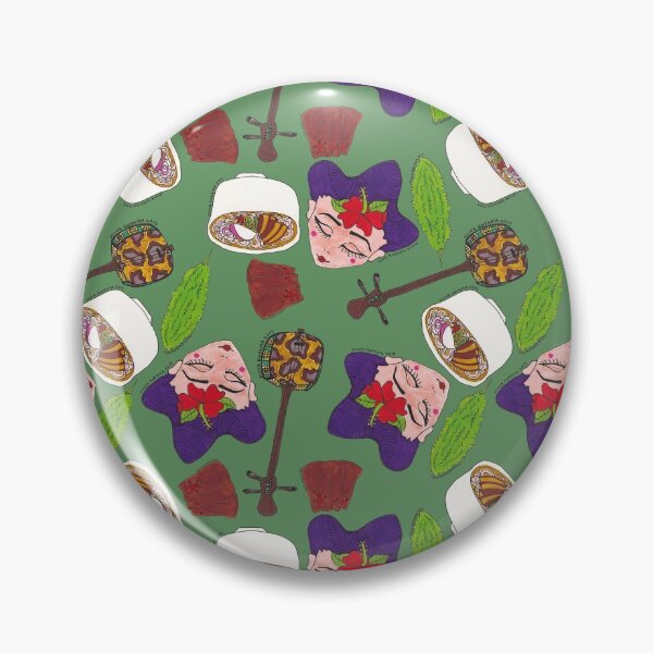 Item preview, Okinawan Mix in Seaweed Green designed and sold by wolflenoa.