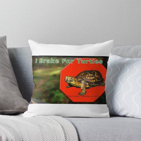 Item preview, I Brake for Turtles designed and sold by LuckyTortoise.