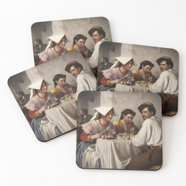 Item preview, In a Roman Osteria, by Carl Bloch. designed and sold by Historical Paintings.