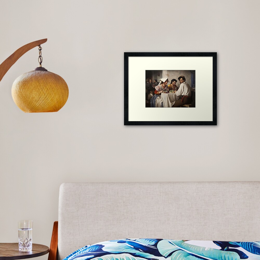 Item preview, Framed Art Print designed and sold by sadcafe.