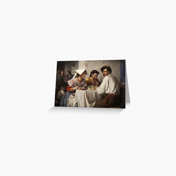 Item preview, In a Roman Osteria, by Carl Bloch. designed and sold by Historical Paintings.
