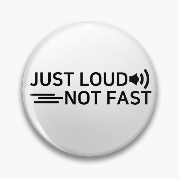 Item preview, Loud Not Fast Black Lines Design designed and sold by SweetAndSpice.