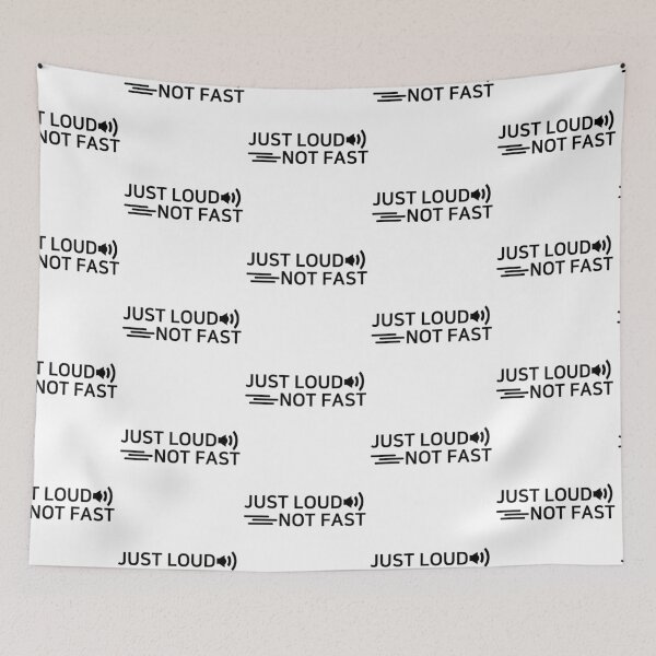 Item preview, Loud Not Fast Black Lines Design designed and sold by SweetAndSpice.