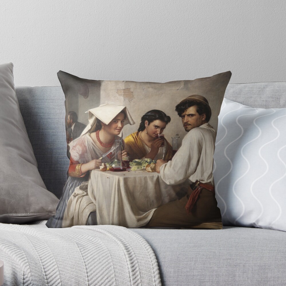 Item preview, Throw Pillow designed and sold by sadcafe.