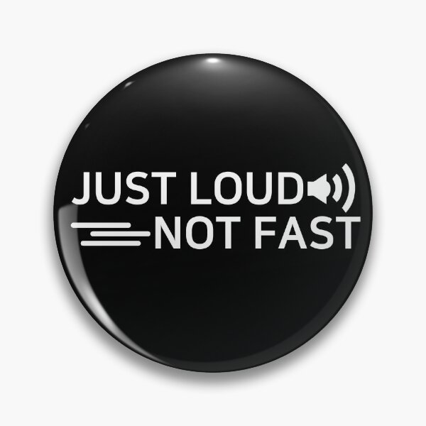 Item preview, Loud Not Fast White Lines Design designed and sold by SweetAndSpice.