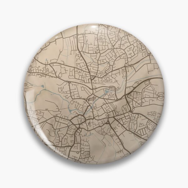 Item preview, Taunton Sepia Map designed and sold by CPTVDesign.