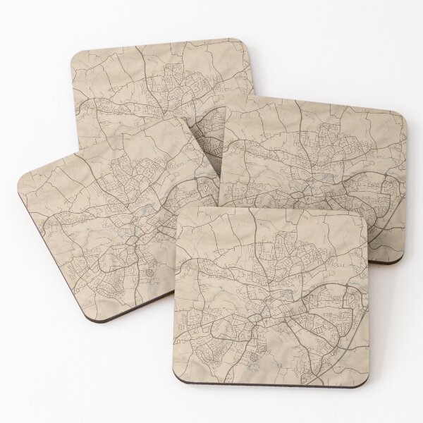 Item preview, Taunton Sepia Map designed and sold by CPTVDesign.