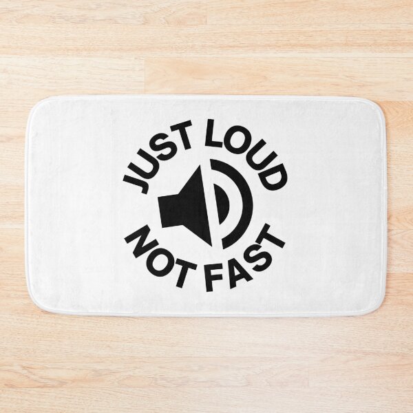 Aperçu de l'œuvre Conception de haut-parleur noir bruyant pas rapide créée et vendue par SweetAndSpice.