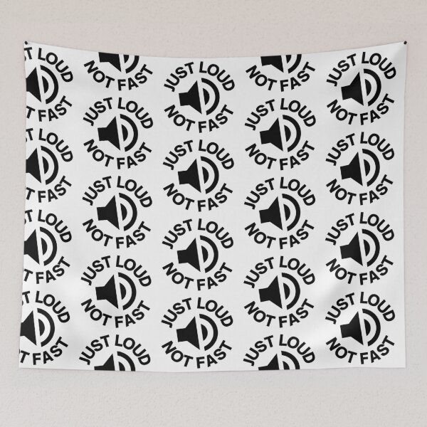 Item preview, Loud Not Fast Black Speaker Design designed and sold by SweetAndSpice.