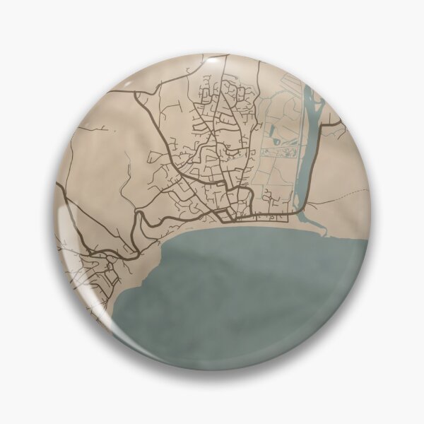 Item preview, Seaton Sepia Map designed and sold by CPTVDesign.