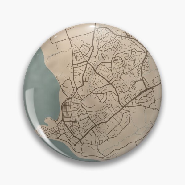 Item preview, Exmouth Sepia Map designed and sold by CPTVDesign.