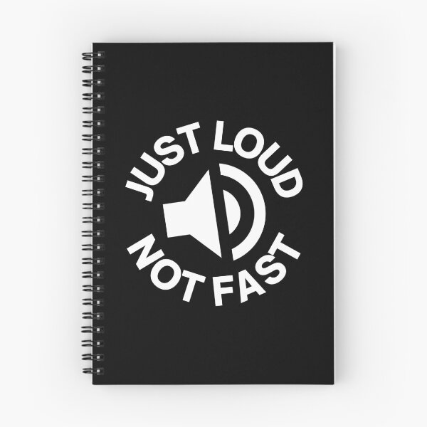 Item preview, Loud Not Fast White Speaker Design designed and sold by SweetAndSpice.