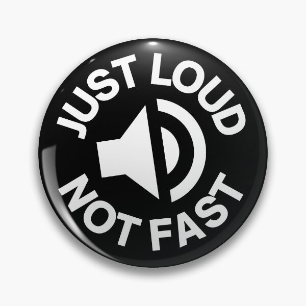 Item preview, Loud Not Fast White Speaker Design designed and sold by SweetAndSpice.