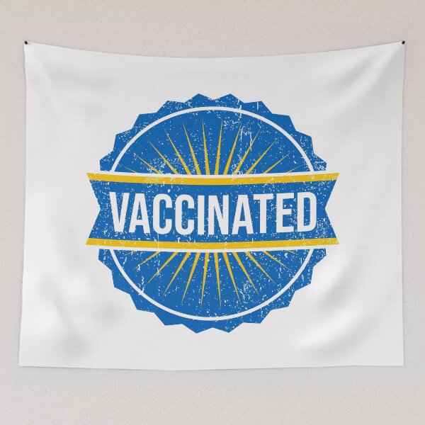 Item preview, Vaccinated Badge designed and sold by opalime.