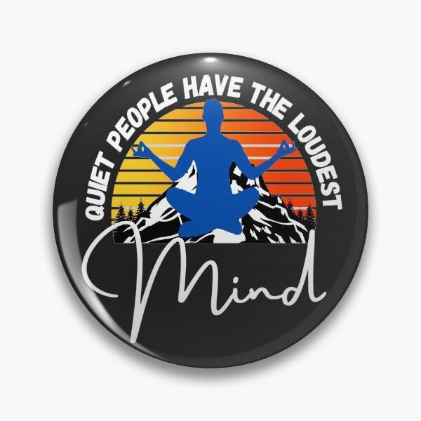 Item preview, Quiet people have the loudest mind (Blue Yoga) designed and sold by UnboundFull.