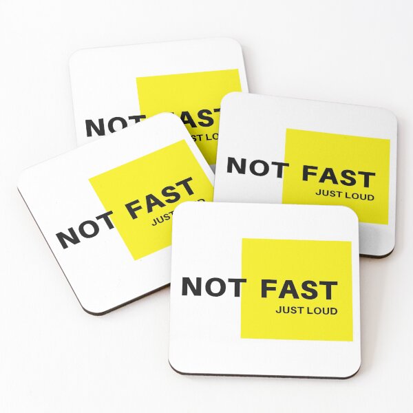 Item preview, Loud Not Fast Yellow Design designed and sold by SweetAndSpice.