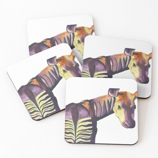 Item preview, Okapi Watercolor  designed and sold by Amber Schiltz.