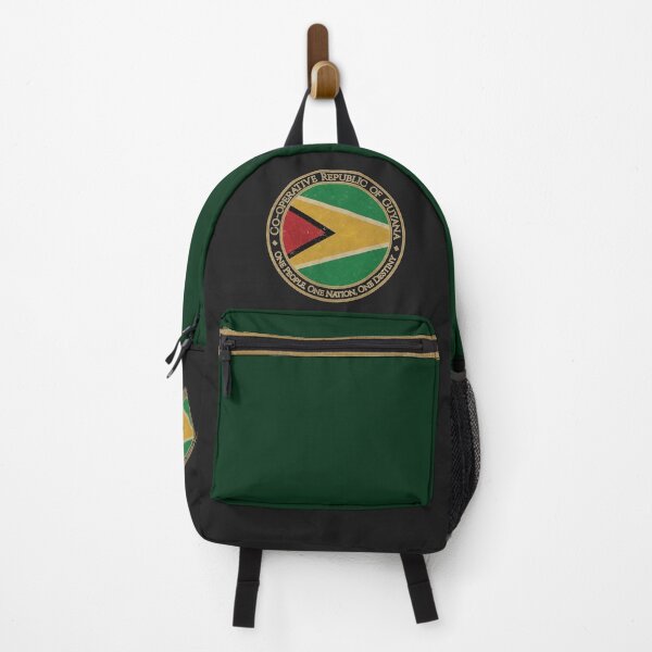 Item preview, Vintage Co operative Republic of Guyana USA South America United States Flag designed and sold by DragonXX.