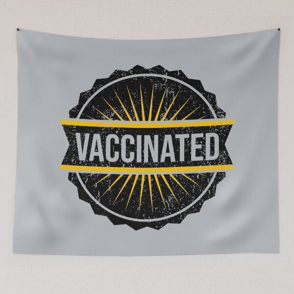 Item preview, Vaccinated Badge designed and sold by opalime.