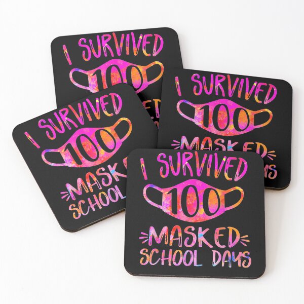 Item preview, I Survived 100 Masked School Days Student or Teacher designed and sold by anniversaryshop.