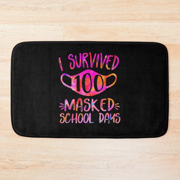 Item preview, I Survived 100 Masked School Days Student or Teacher designed and sold by anniversaryshop.