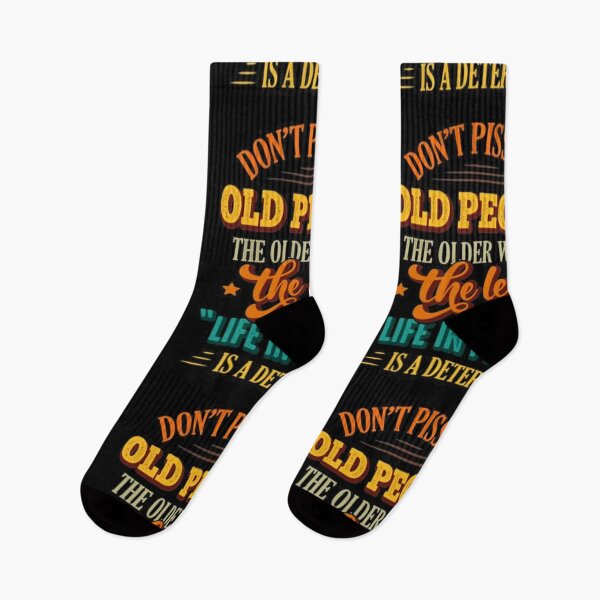 Item preview, Don't Piss Off Old People The Older We Get The Less Life in Prison is A Deterrent Funny Old Man designed and sold by JessieBakerAn.