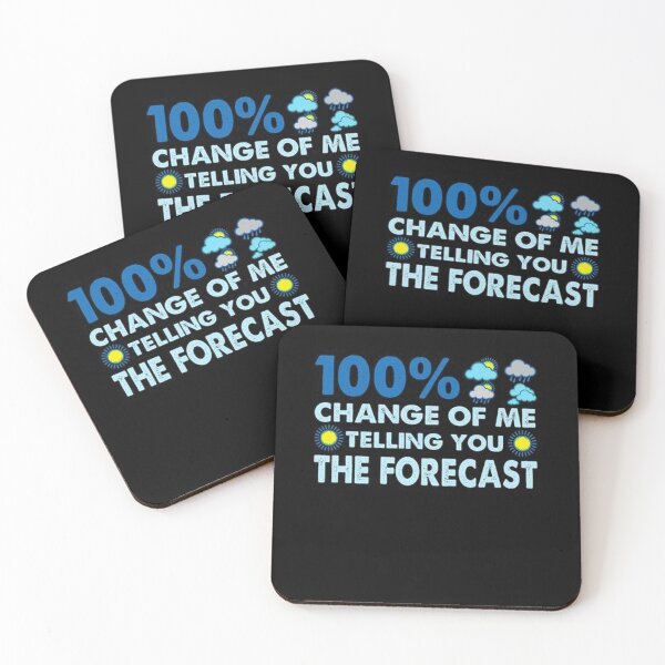 Item preview, Funny Weatherman Gifts 100 Percent Chance Forecast designed and sold by JessieBakerAn.