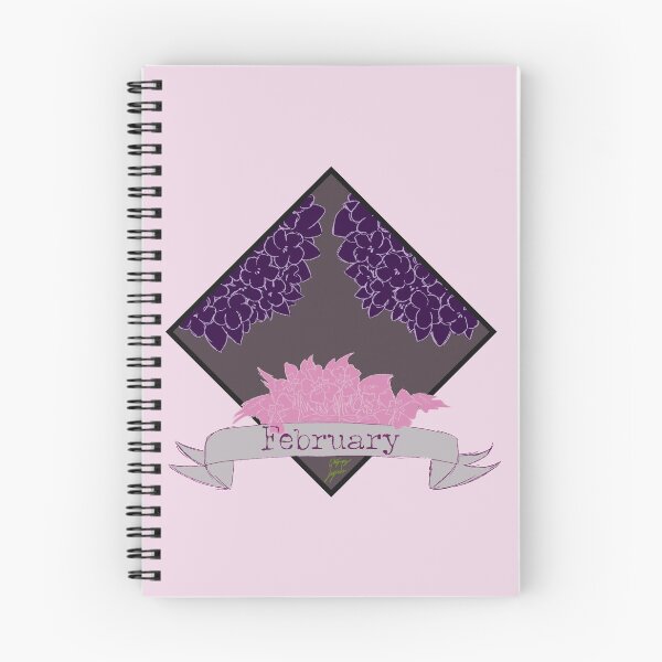 Item preview, Febrero - Violeta y Primrose designed and sold by CalligraphyL.