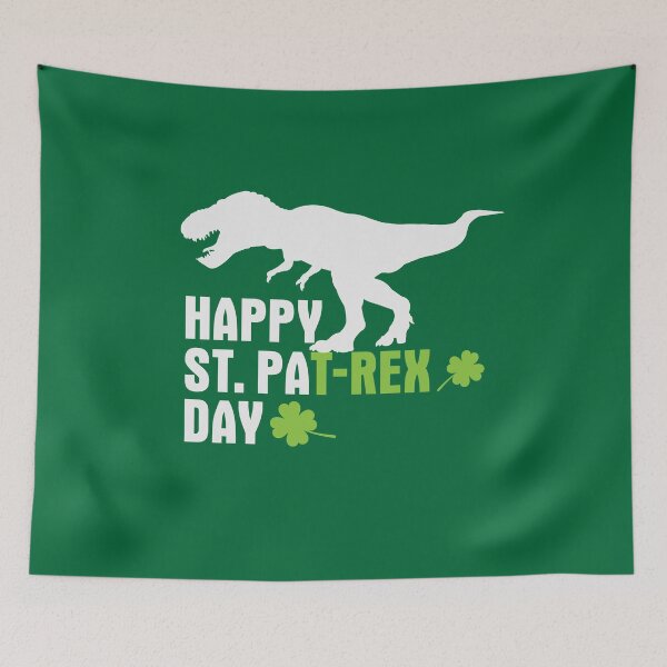 Item preview, Dino St Patricks Day Happy St PaT-REX Funny Dinosaur circle designed and sold by friendly-fox.