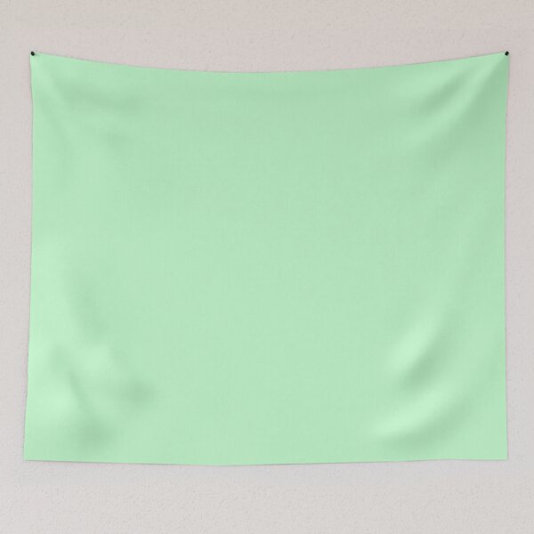 Item preview, Mint Green Solid Color designed and sold by nessalunas.