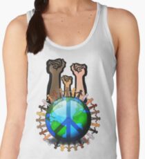 Unity And Peace - Raised Fists! Women's Tank Top