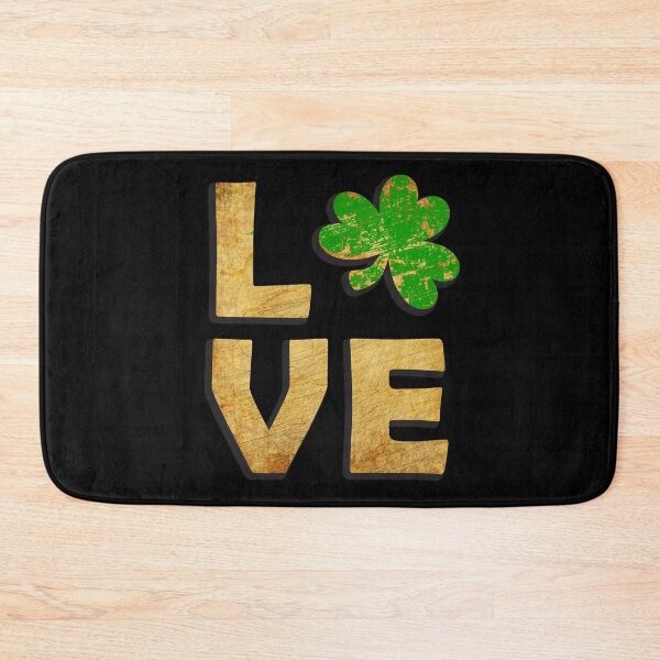 Item preview, Love Irish Shamrock distressed St Patrick's Day designed and sold by bitstudio.