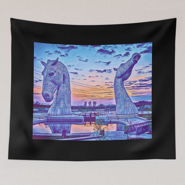 Item preview, The Kelpies Artwork Prints Poster A4 A6 designed and sold by CTTDesigns.