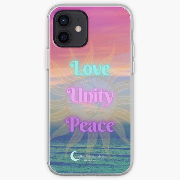 Live with Love, Unity and Peace iPhone Soft Case